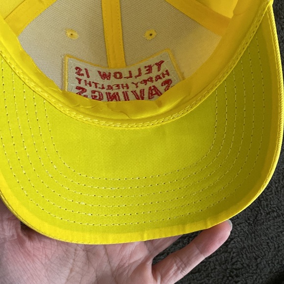 WFM Yellow Is Happy Healthy Savings spapback hat 🧢 - Picture 11 of 17